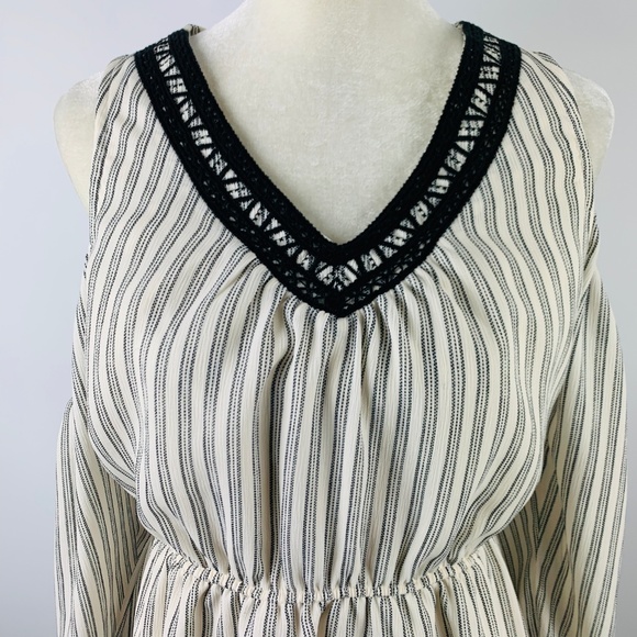 Maurices Small Dress Off Shoulder Boho Crochet - Picture 2 of 5